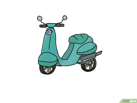 4 manières de dessiner une moto - wikiHow