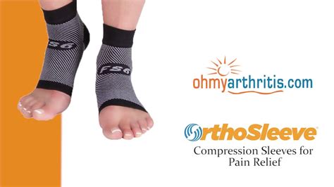 How to Wear the Orthosleeve FS6 Foot Compression Sleeve - Oh My Arthritis - YouTube