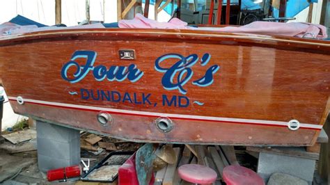 hand-painted boat lettering - Made by Designs & Signs