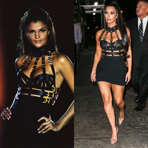 Vintage Fashion Kim Kardashian and 90s Supermodels Wearing the Same ...