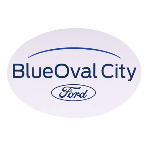 Ford BlueOval City Car Decal- Official Ford Merchandise