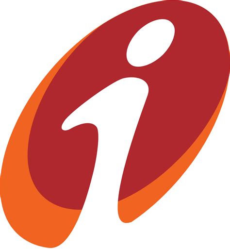 ICICI Lombard logo in transparent PNG format