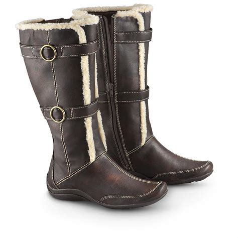 Women's Hush Puppies® Barbaresco Boots, Dark Brown - 209963, Casual ...