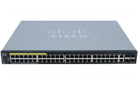 Cisco - SG550X-48P-K9-EU - SG550X-48P 48-port Gigabit PoE Stackable ...