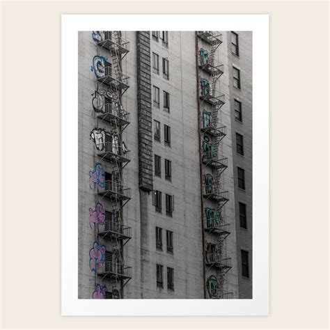 Downtown LA Art Print by taneralkaya | Society6