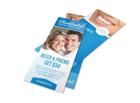 Refer A Friend Dental Flyer Template | MyCreativeShop