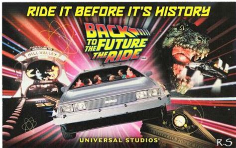 Back to the Future Ride at Universal Studios in Orlando, Florida, best ride ever, but is now the ...