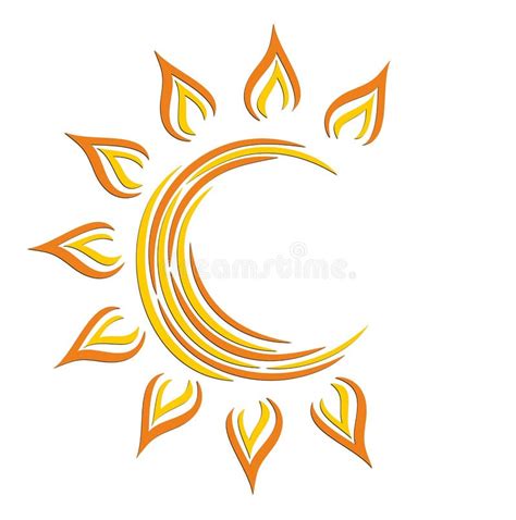 Sun Logo. stock vector. Illustration of sunlight, summer - 54475875