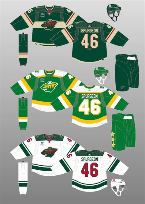 2023-24 Minnesota Wild - The (unofficial) NHL Uniform Database