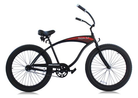 Micargi Falcon 3.0 Men's Beach Cruiser Bicycle Black