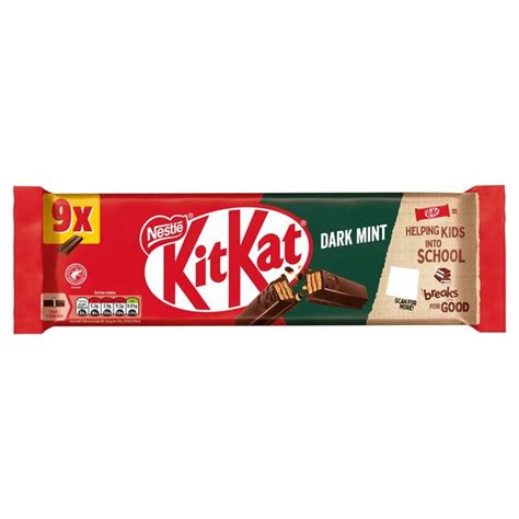 Kit Kat 2 Finger Dark Mint 9 per pack from Ocado