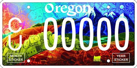 State unveils artwork for new 'Celebrate Oregon' license plate design, to make its debut on Oct ...