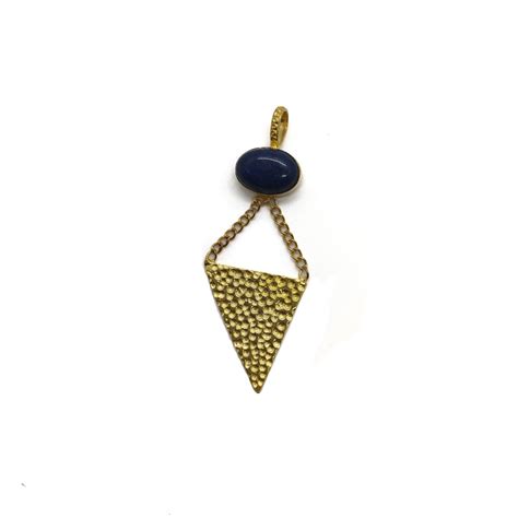 Lapis Lazuli Gemstone Pendant - Silver Jewellery Store