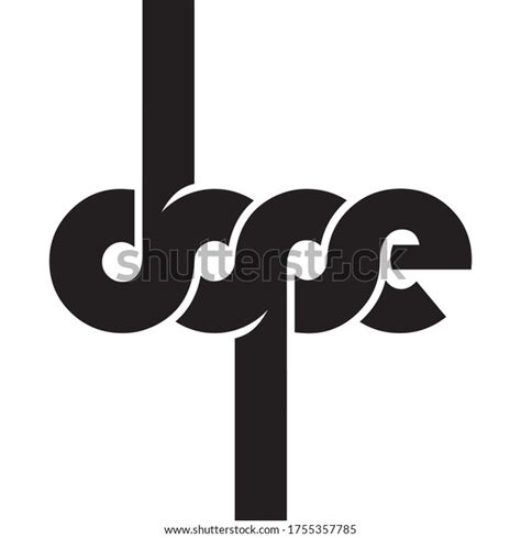 Dope Graffiti On White Background Stock Vector (Royalty Free ...