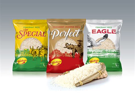 Rice Packaging design, Foodlovers TM on Behance