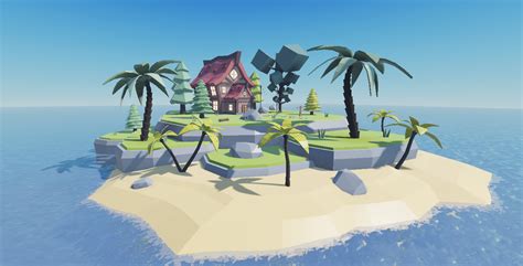 Feedback on low poly island - Creations Feedback - Developer Forum | Roblox