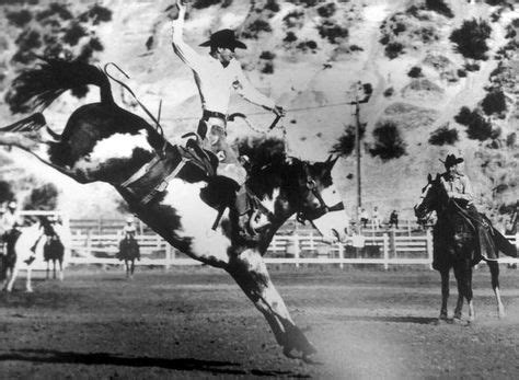 THREE ACES Casey Tibbs on 'War Paint' - Ellensburg Rodeo - Late 1950s ...