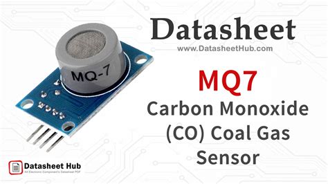 MQ7 Carbon Monoxide (CO) Coal Gas Sensor - Datasheet Hub