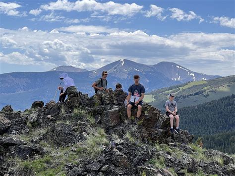 Family Camping — leadore, Idaho