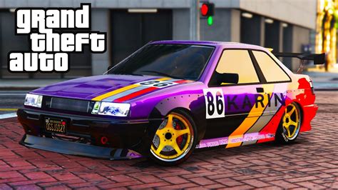 Karin Futo - Toyota Corolla Levin AE86 GTA 5 Online Customization Guide - NEW - YouTube