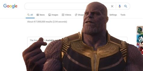 Thanos Snap Google: How To Easily Find The Easter Egg In 'Thanos Snap ...