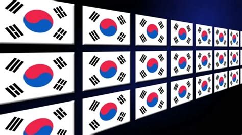 South Korea Flag Animated Background 3d ... | Stock Video | Pond5