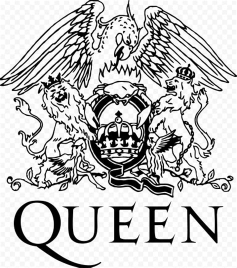 Queen Band Black Logo PNG Image | Citypng