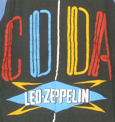 The Voodoo Vintage: 1982 Led Zeppelin CODA Vintage T Shirt