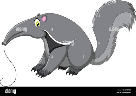 cute anteater cartoon Stock Vector Image & Art - Alamy