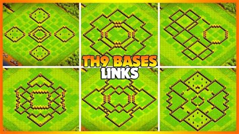 Best Th9 Trophy Base Links - CoC Town hall 9 Trophy Bases