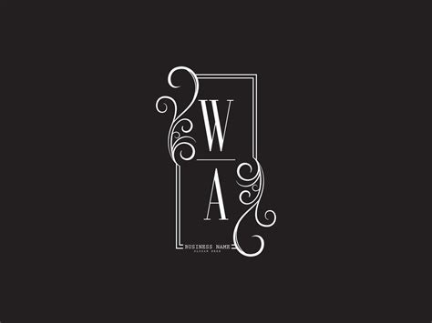 Minimalist WA Logo Icon, New Wa Luxury Logo Icon Design 15366221 Vector Art at Vecteezy