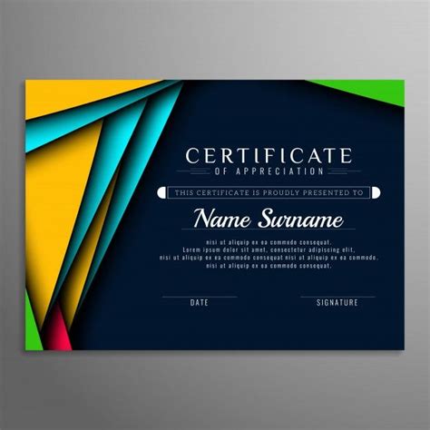 Abstract modern certificate background F... | Free Vector #Freepik #freevector #backgroun ...