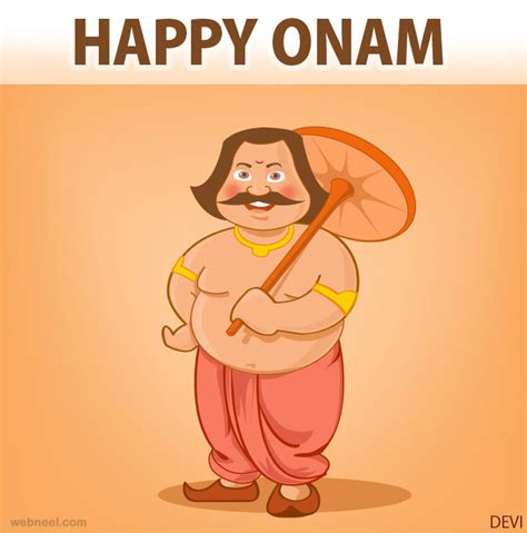 Onam Greetings Mahabali Maveli 3