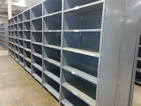 New & Used Industrial Steel Shelving, Republic, Clip Style