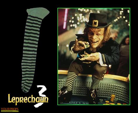 Leprechaun 3 Leprechaun’s (Warwick Davis) Striped Sock original movie ...