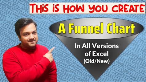 How to create a Funnel Chart in All Versions of Excel - YouTube