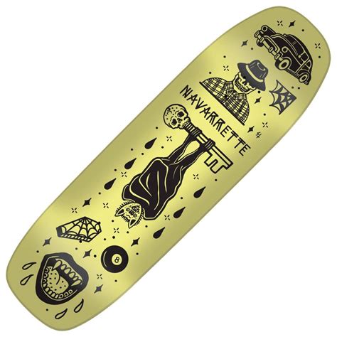 Creature Skateboards Navarrette Tanked Custom Shape Skateboard Deck 8.8" - SKATEBOARDS from ...