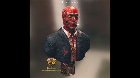 Uncle Frank from Hellraiser (1987) - 1+2D Printing - #shorts - YouTube