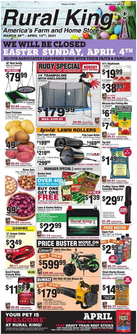 Rural King Weekly Ad Mar 28 – Apr 10, 2021