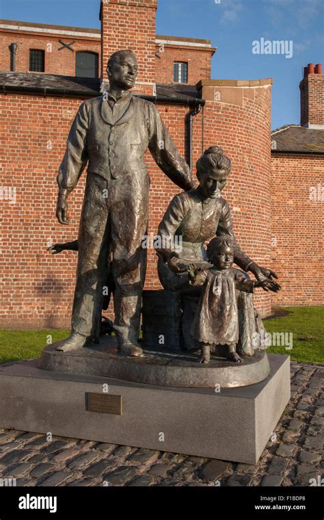 The Crossing Sculpture, Tate Museum, Albert Docks, Liverpool, England ...