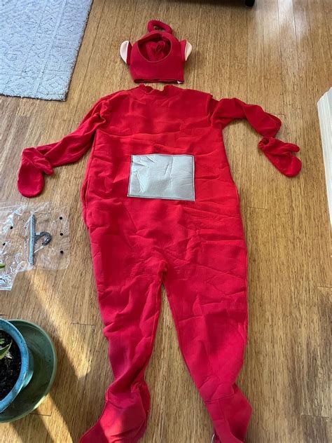 Teletubbies Po Red Halloween Costume Adult One Size C… - Gem