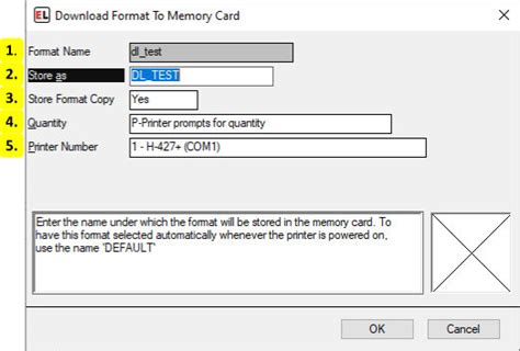 Download Format to Memory Card — EASYLABEL 7.0.0 documentation