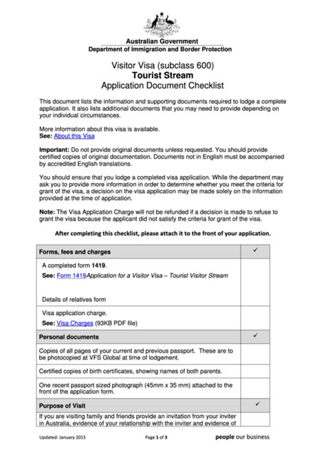 Top Australian Visa Application Form Templates free to download in PDF ...