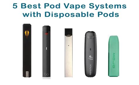 5 Best Pod Vapes with Disposable Pods | June ’19 Update - Cloud Nine Ecig Reviews