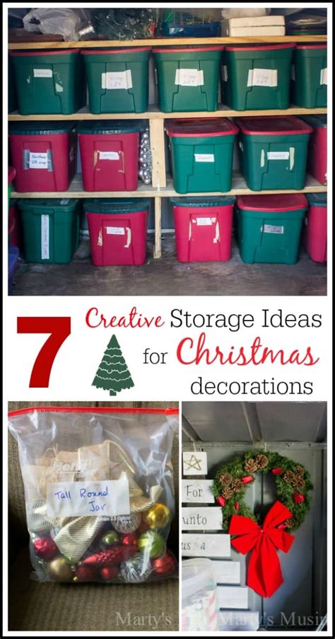 Storage Ideas for Christmas Decorations