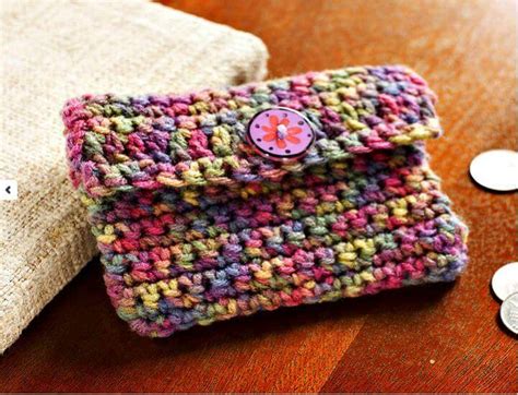 18 Free Crochet Coin Purse Patterns - DIY Crafts