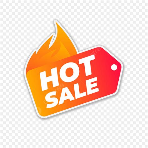 Fire Hot Sale Vector Art PNG, Hot Sale Label With Fire, Hot Sale, Fire ...