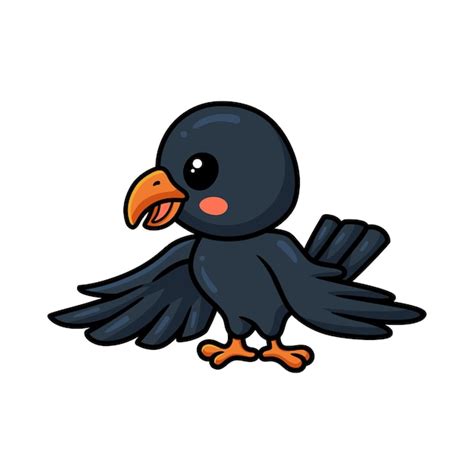 Top 165+ Cartoon cute crow - Tariquerahman.net