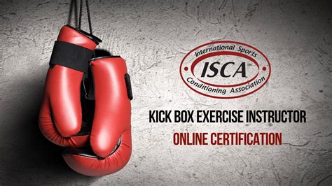 ISCA Kick Box Exercise Instructor Certification | Classroom Trainer