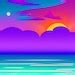 Retro Background, Retro Beach Background, Retro Beach Sunset Background, Beach Sunset Background ...